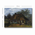 Tablou decorativ, 70100VANGOGH041, Canvas , Lemn, Multicolor