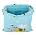 Rucsac pentru copii, Safta, Bees, 26 x 34 x 1 cm, poliuretan, multicolor