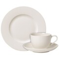 Set de cafea 12 piese For Me, Villeroy & Boch, portelan premium, alb/crem