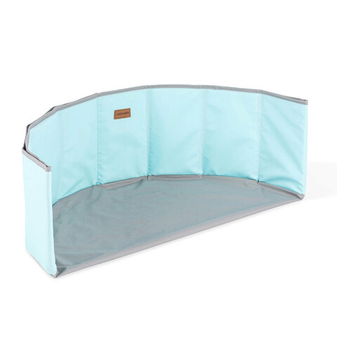 Piscina cu bile, Wellgro, 90 bile, Ø80 x 26 cm, poliester, menta