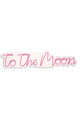 Decoratiune luminoasa LED, To the Moon, Benzi flexibile de neon, DC 12 V, Roz