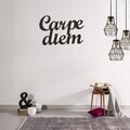 Decoratiune de perete Carpe diem, Maison in Design, 50x38 cm, otel