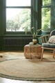 Covor Kahana Green, Flair Rugs, D180 cm, iuta/poliester, verde