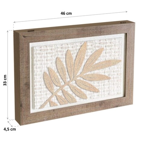 Masca contor electric Leaf, Versa, 46 x 4.5 x 33 cm, MDF