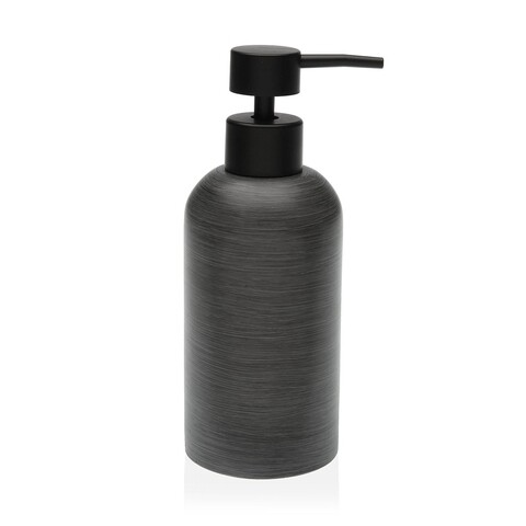 Dispenser sapun lichid Terrain, Versa, 7.4 x 7.4 cm, polirasina, negru