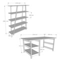 Set birou si biblioteca, Woodface, Softcity, 120x75x55 cm, Lemn, Maro