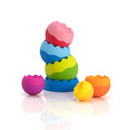 Jucarie Sfere colorate Tobbles Neo, Fat Brain, Tomy, 30x11x20 cm, silicon/plastic, multicolor