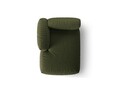 Sezlong modular living stanga 1 loc, Martina-169, Micadoni Home, 176x123x75 cm, tesatura structurata catifelata, verde