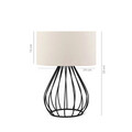 Lampa de masa, Insignio, 780SGN1872, PVC, Crem