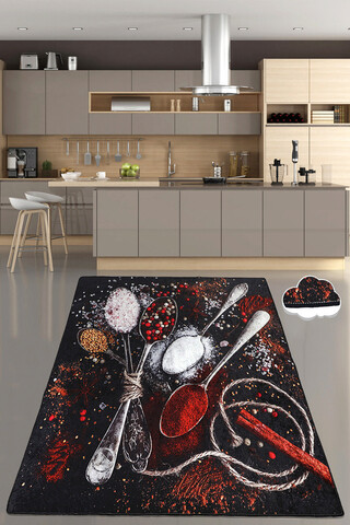 Covor, Spicy Djt , 80x120 cm, 50% catifea/50% poliester, Multicolor