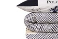 Lenjerie de pat pentru o persoana, Beverly Hills Polo Club, BHPC 027 - Cream, 2 piese, bumbac ranforce, multicolor