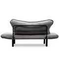 Canapea extensibilă cu 2 locuri, Futon, 859FTN1229, Metal, Gri