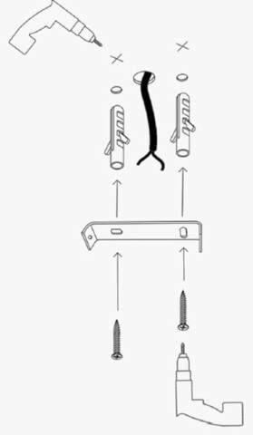 Lustra, Opviq, 892OPV1636, Metal, Alb/Negru