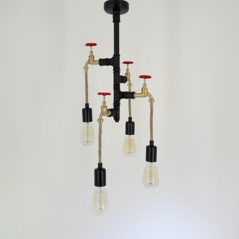 Candelabru All Design, metal, 60x33x33 cm, Black