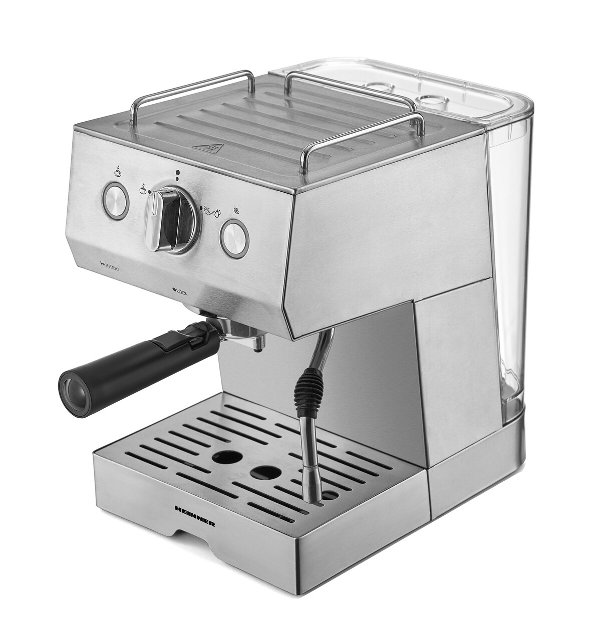 Espressor Heinner, 1140 W, 1.5 L, Gri