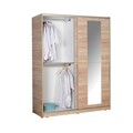 Dulap pentru haine, Adore, SWD-716-SS-3, 160 x 207 x 60 cm, pal melaminat, sonoma