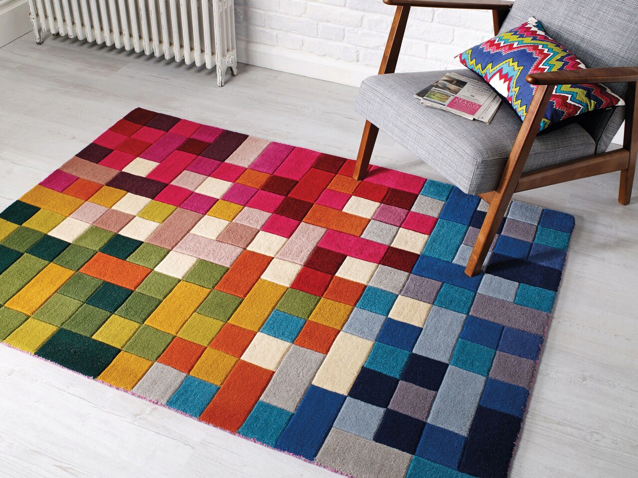 Covor Lucea Multi, Flair Rugs, 120x170 cm, lana, multicolor