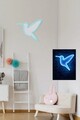 Decoratiune luminoasa LED, Little Bird,  Benzi flexibile de neon, DC 12 V, Albastru