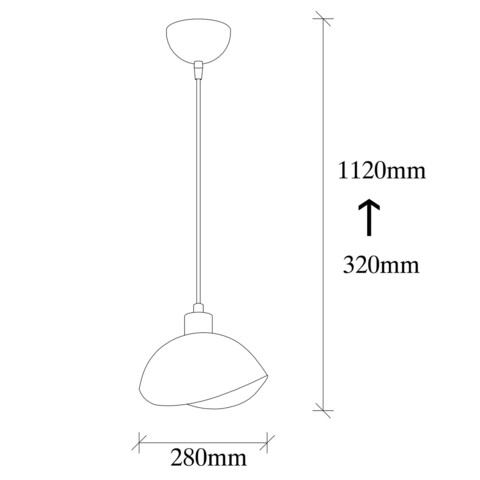 Lustra, Alby, 527ABY1830, Metal, Negru