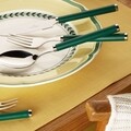 Set tacamuri 24 piese, Villeroy & Boch, Play!, inox, verde