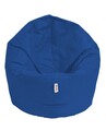 Fotoliu puf, Bean Bag, Ferndale, 100 cm, poliester impermeabil, albastru inchis