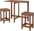 Set mobilier pentru balcon, 3 piese, 45x75x72 cm, MDF