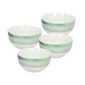 Set 4 boluri Moon Malachite, Andrea Fontebasso, 14 cm, portelan, multicolor