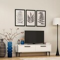 Comoda TV, Olivia, Leni, 120x45x29.6 cm, PAL, Alb