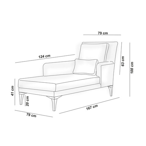 Pat de zi, Unique Design, 867UNQ1453, Lemn de fag, Albastru