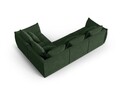 Coltar modular dreapta 3 locuri, Bloom-86, Micadoni Home, 316x216x95 cm, tesatura structurata, verde muschi