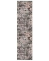 Covor Wonderlust, Flair Rugs, 80x300 cm, polipropilena, gri/roz