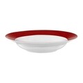 Farfurie adanca Aura Red, Ambition, 23 cm, portelan, rosu