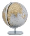 Decoratiune luminoasa Globe Silver, Mauro Ferretti, Ø25x34 cm, argintiu