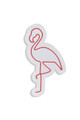 Decoratiune luminoasa LED, Flamingo, Benzi flexibile de neon, DC 12 V, Roz