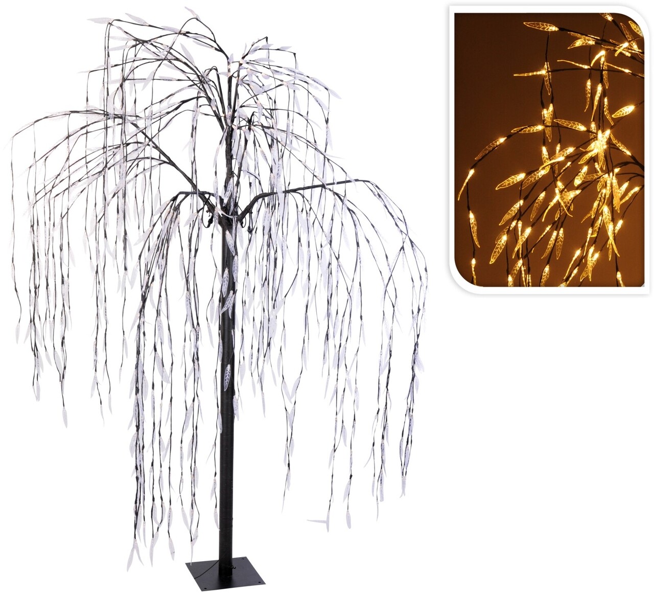 Decoratiune Luminoasa Willow Tree, 810 LED-uri, H210 Cm, Lumina Calda