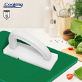 Rindea pentru tocatoare Cooking by Heinner, 17x6x9 cm, marmura, alb