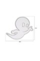 Decoratiune luminoasa LED, Casper The Friendly Ghost,  Benzi flexibile de neon, DC 12 V, Rosu