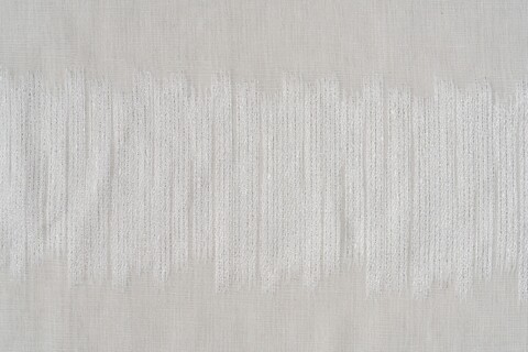 Perdea Mendola Interior, Venice, 140x260 cm, poliester, alb/argintiu