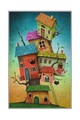 Covor, KHMFESTO006KEÇE, 100x200 cm, Poliester, Multicolor