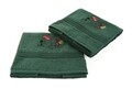 Set 2 prosoape de maini, Hobby, Bisiklet, 50x90 cm, 100% bumbac, verde