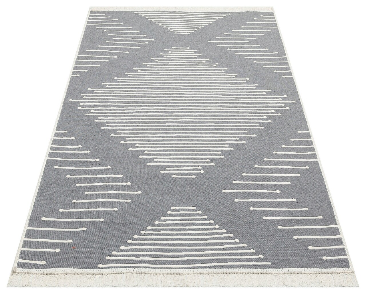 Covor, Ar 15 Grey , 120x180 cm, Bumbac, Gri - 1 | YEO