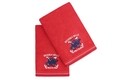 Set 2 prosoape de maini, Beverly Hills Polo Club, 401 - Red, 50x90 cm, 100% bumbac, rosu