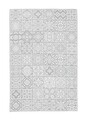 Covor cu doua fete Shiraz, Bizzotto, 150 x 210 cm, polipropilena, alb/gri