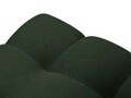 Taburet, Justin, Micadoni Home, BL, 60x60x38 cm, poliester, verde inchis