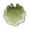 Tava decorativa Asali, Homla, 27.5x3 cm, sticla, verde