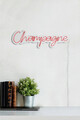 Decoratiune luminoasa LED, Champagne, Benzi flexibile de neon, DC 12 V, Roz