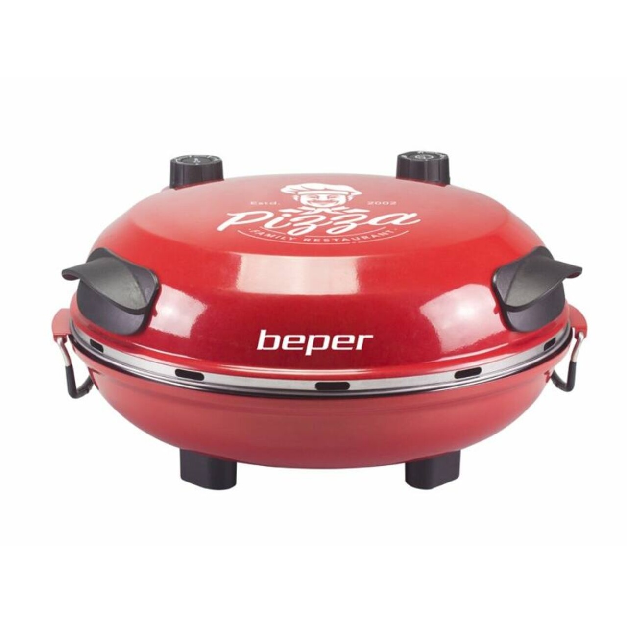 Cuptor electric pentru preparat pizza, Beper, P101CUD300, 1200 W