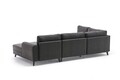 Coltar extensibil Belen, Balcab Home, 300x78x80 cm, lemn, antracit