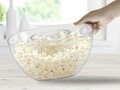 Aparat pentru popcorn Beper, 1200 W, 28.5x28.5x27 cm, ABS, rosu/transparent