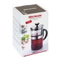 Infuzor ceai, Westmark TeaTime, 1 L, sticla borosilicata/inox